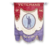 Haymarket veterans' banner 
