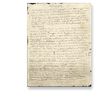 Opening page of Parsons' autobiography