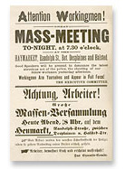 Broadside Attention Workingmen