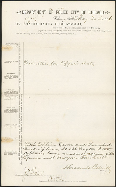 Chicago Police Department Report