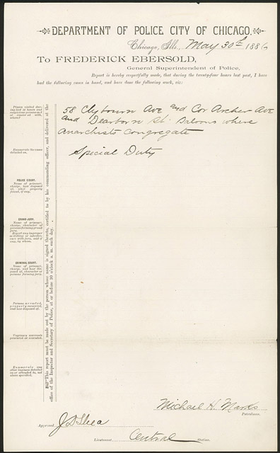 Chicago Police Department Report