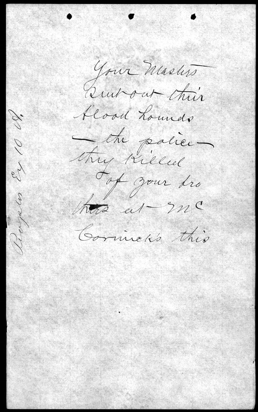 People's Exhibit 10A, Page 1