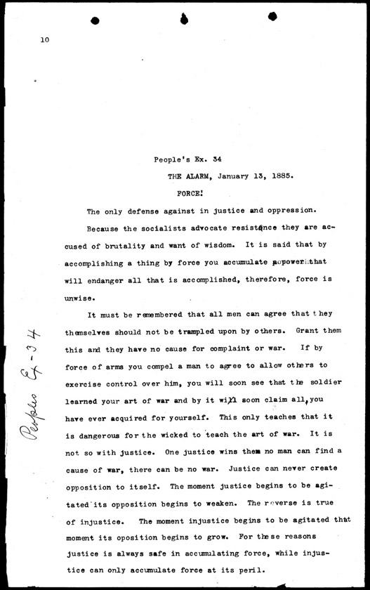 People's Exhibit 34, Page 1