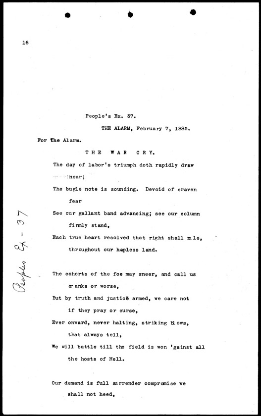 People's Exhibit 37, Page 1