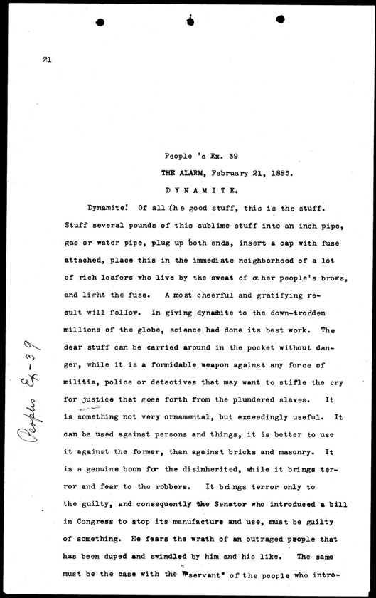 People's Exhibit 39, Page 1