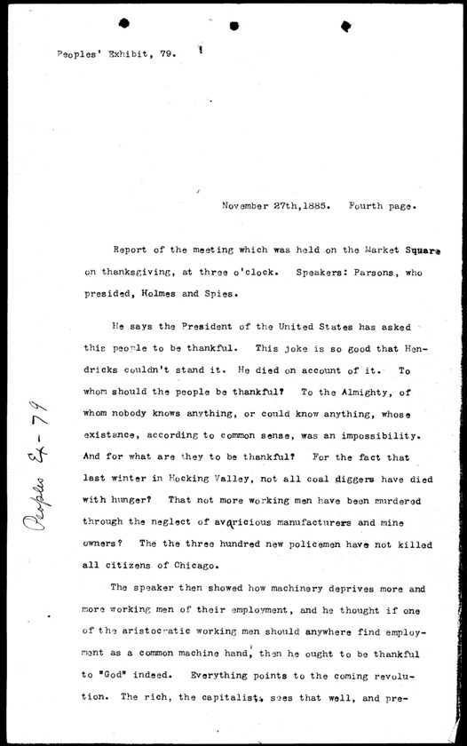 People's Exhibit 79, Page 1