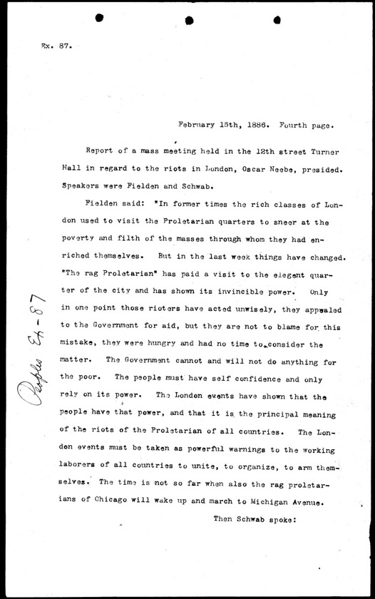 People's Exhibit 87, Page 1