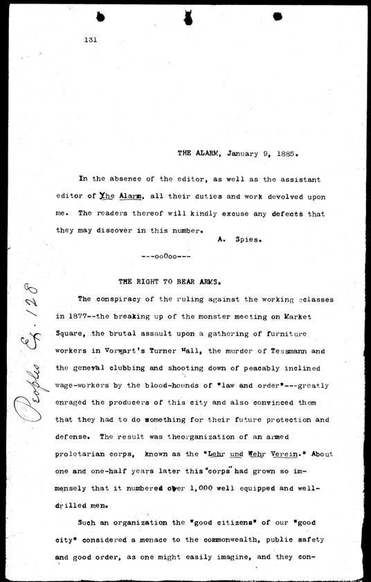 People's Exhibit 128, Page 1