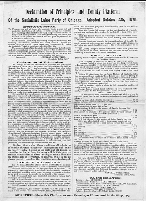 Socialist Party Platform