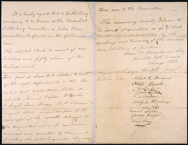 Anarchist Publishing Association agreement